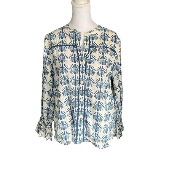 Porridge x Anthropologie - Whimsy Buttondown Shirt Blouse Sz S - Picture 5 of 10
